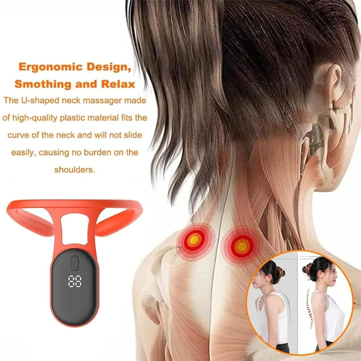 2025 New Smart Posture Corrector, Ergonomic Posture Trainer, Lightweight Back Posture Monitoring Improving The Hunchback Posture Corrector Vibrating for Men and Women, USB Rechargeable(Black)