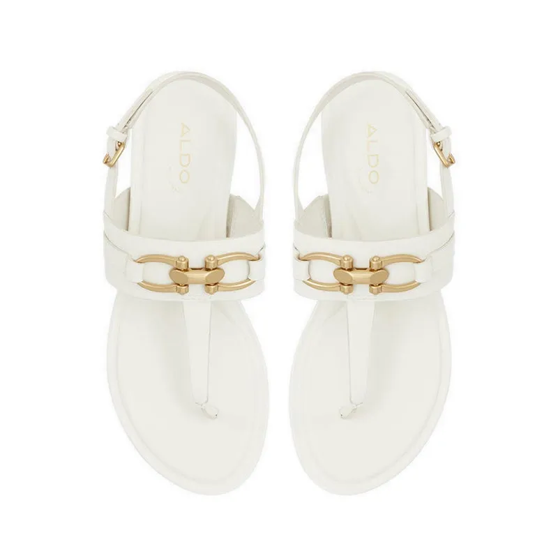 ALDO Afoetha Women Flat Sandal - White/Bone