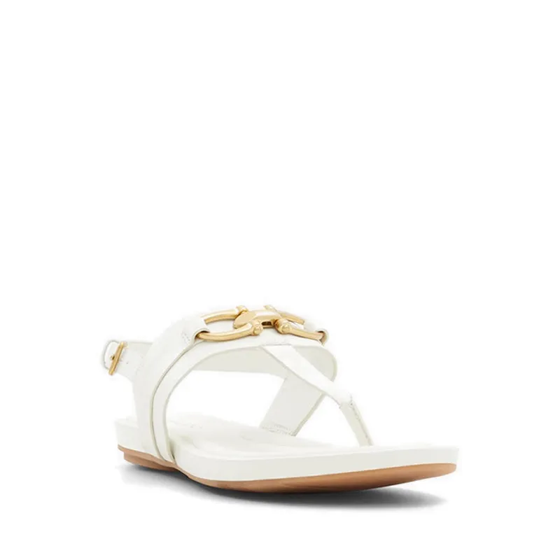 ALDO Afoetha Women Flat Sandal - White/Bone