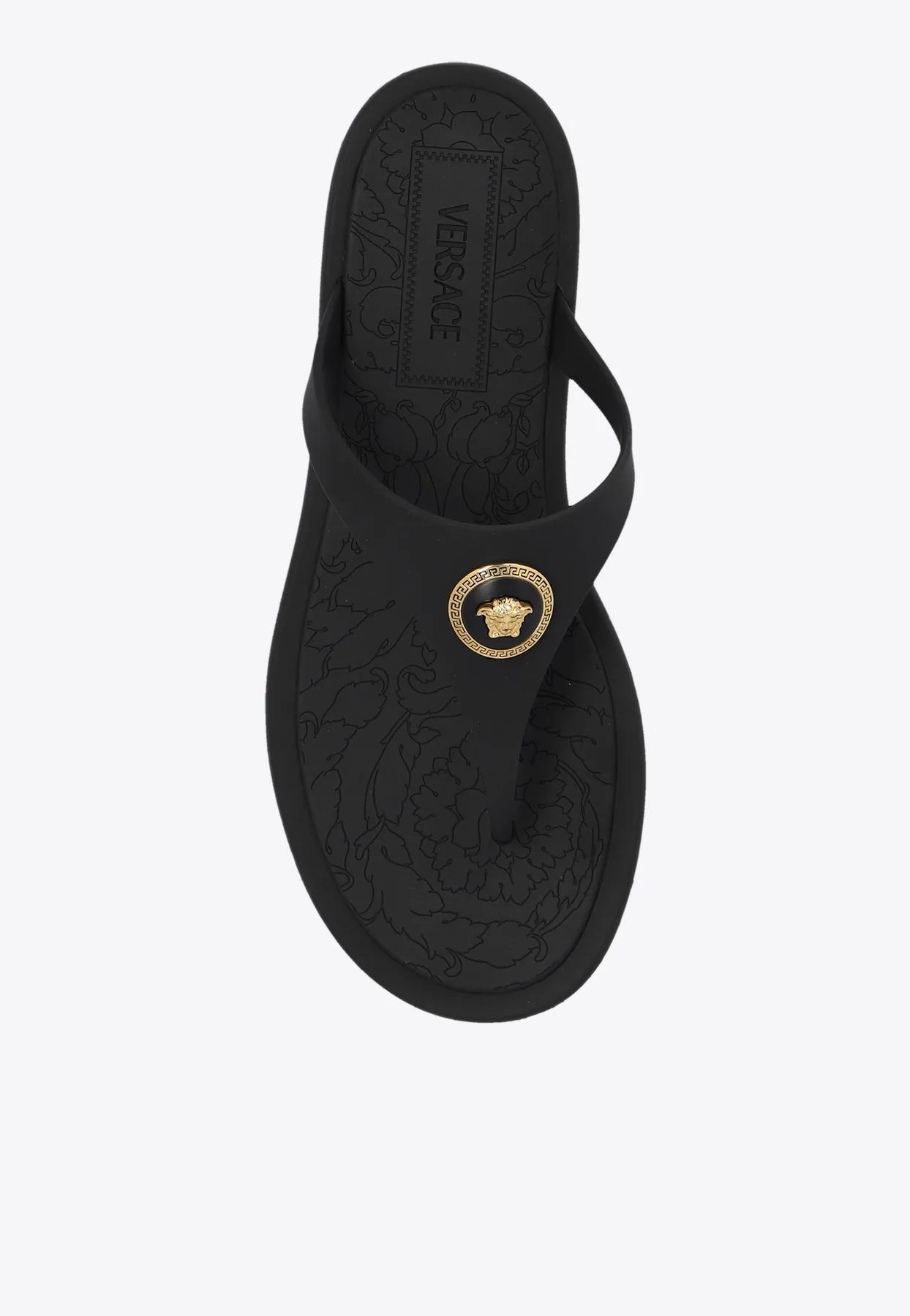 Alia Flat Rubber Thong Sandals