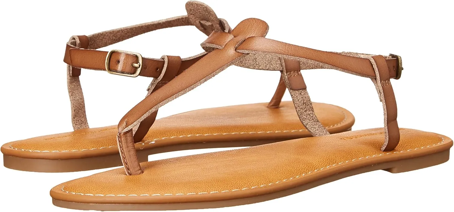 Amazon Essentials Women's Casual Thong Sandal with Ankle Strap