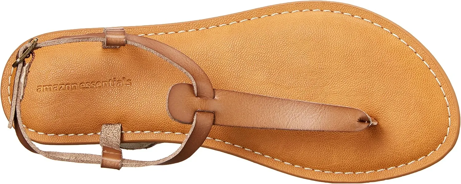 Amazon Essentials Women's Casual Thong Sandal with Ankle Strap