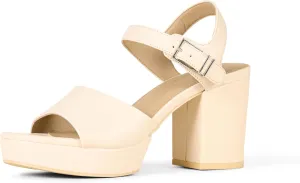 Amazon Essentials Women's Platform Heel Sandal