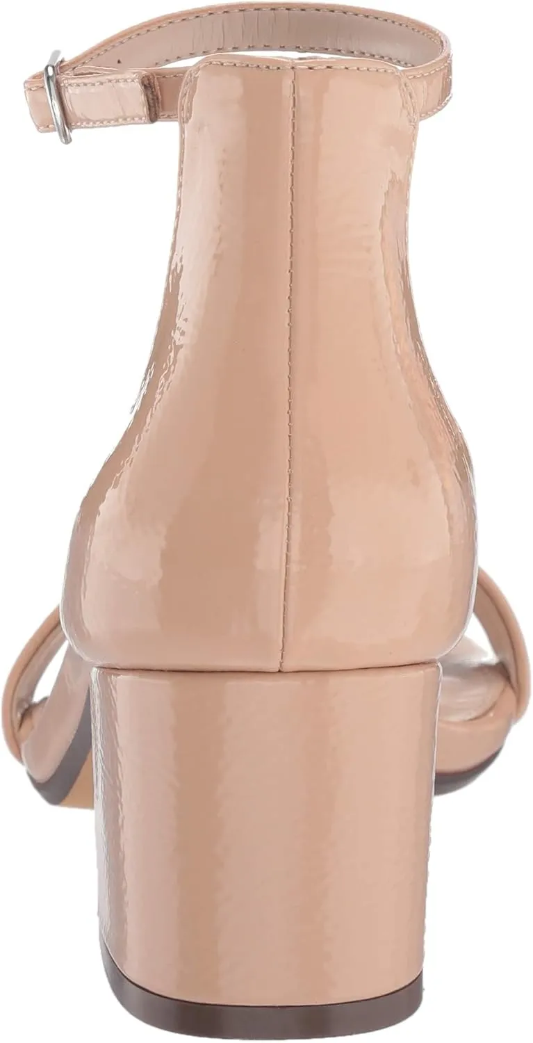 Amazon Essentials Women's Two Strap Heeled Sandal
