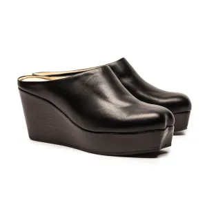 AW25 JAKE Black | Leather Mule