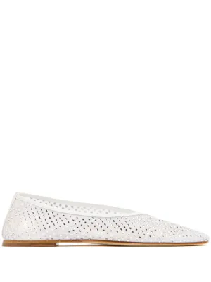 Balla Crystal Ballerina Shoes