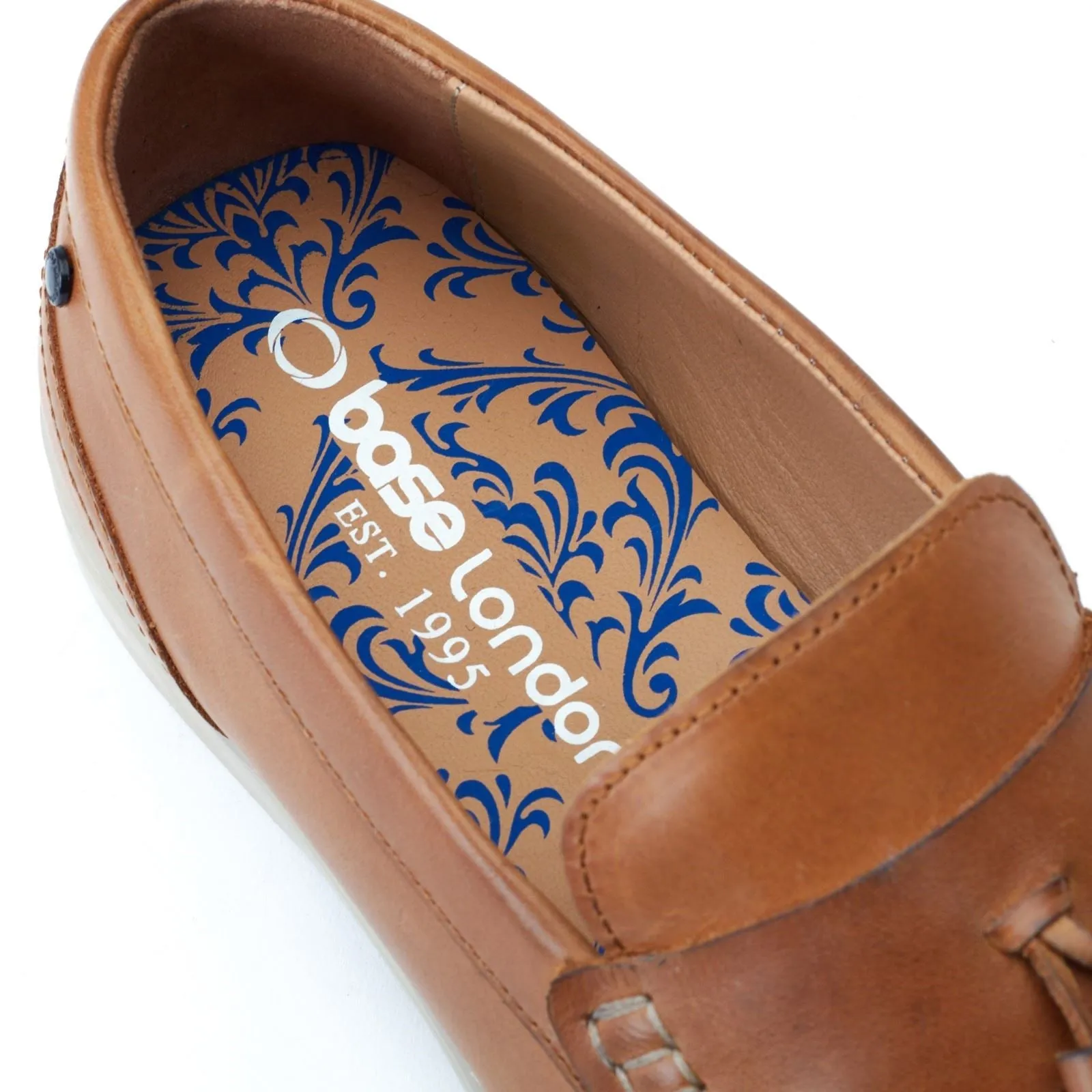 Base London Men's Bonito Loafer in Burnt Tan