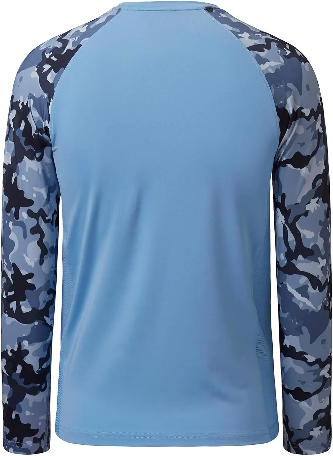 BASSDASH Youth UPF50  Camo Long Sleeve Fishing Shirt UV Protection Quick Dry Tee