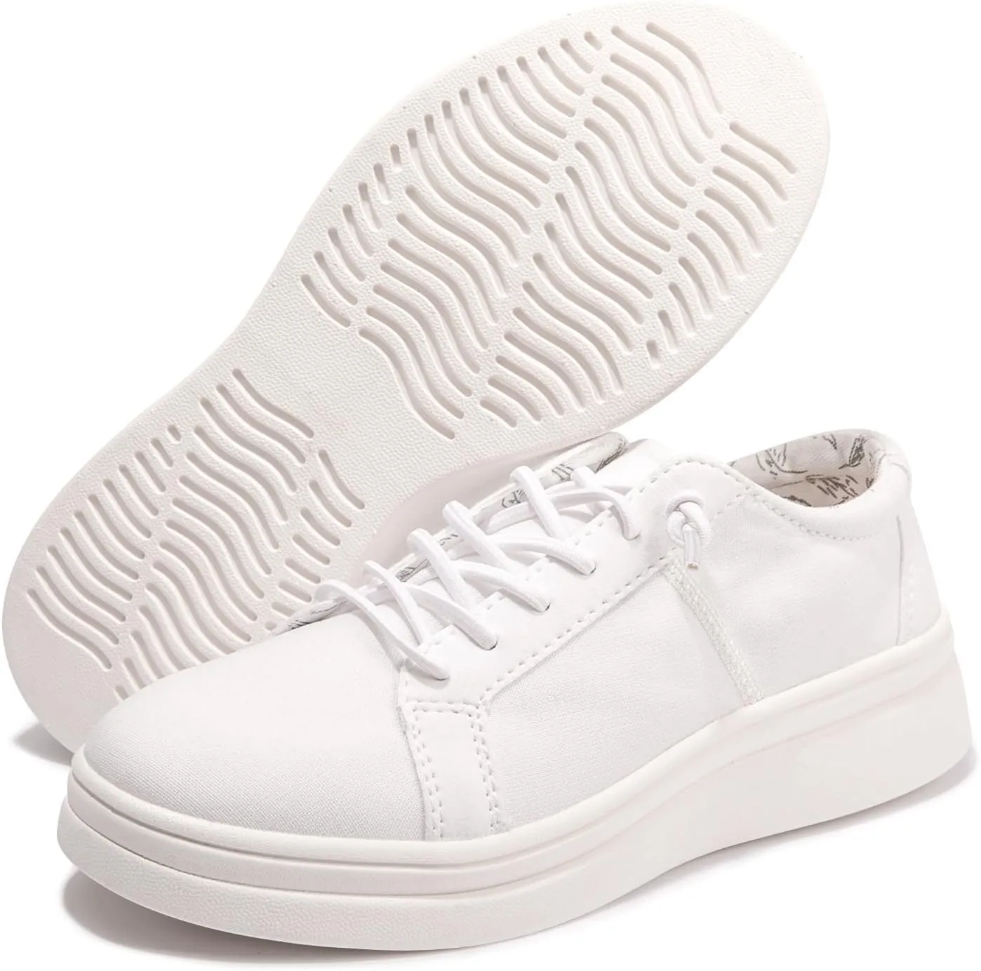 BENEKER Women's Slip on Canvas Sneaker Low Top Casual Loafer Arch Support and Comfy Walking Shoes