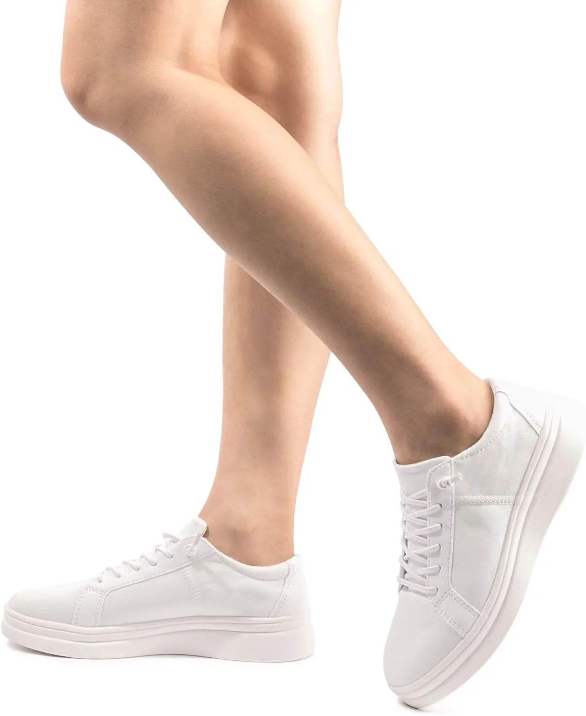 BENEKER Women's Slip on Canvas Sneaker Low Top Casual Loafer Arch Support and Comfy Walking Shoes