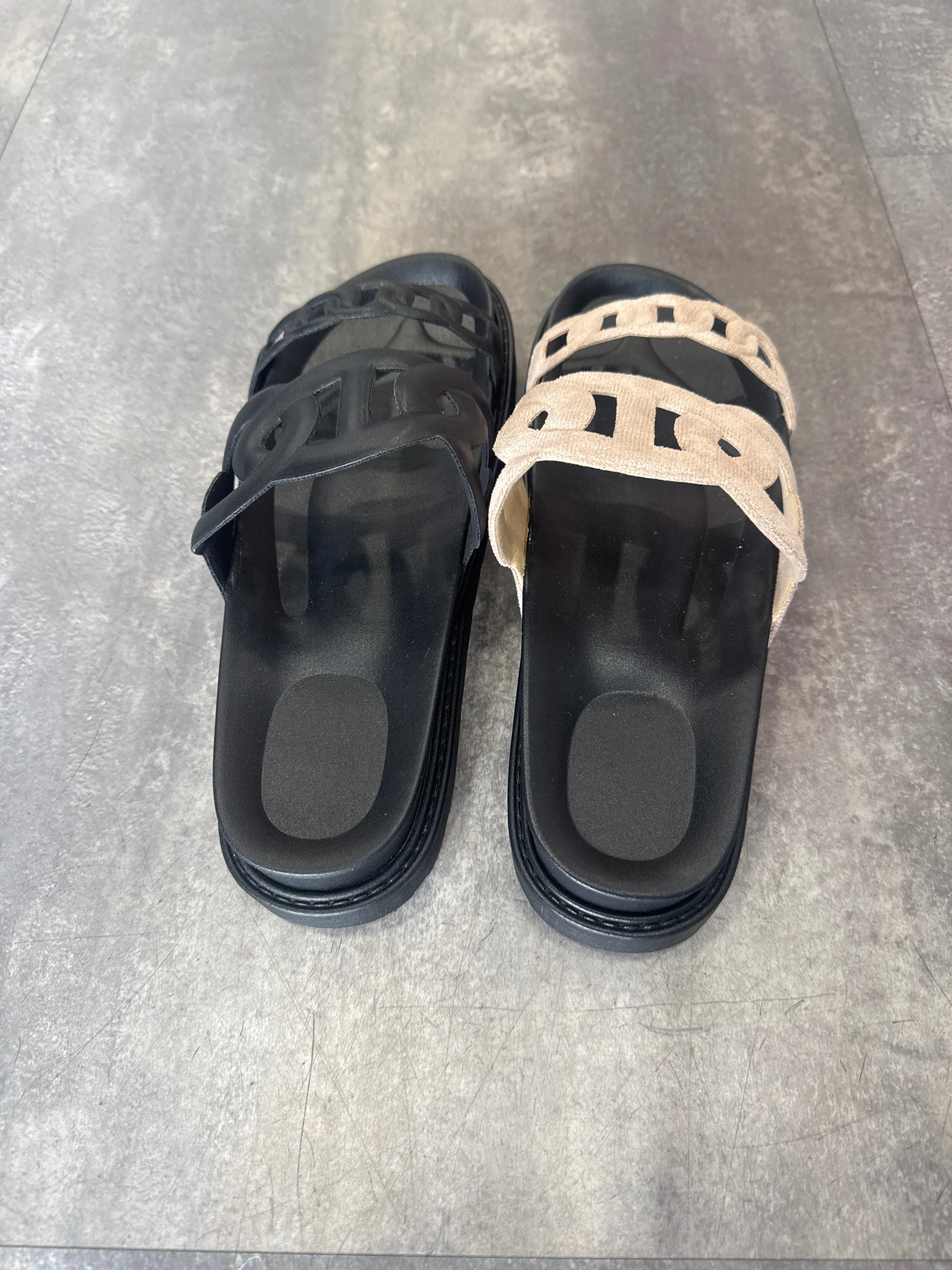 Bertie slip on  sandals