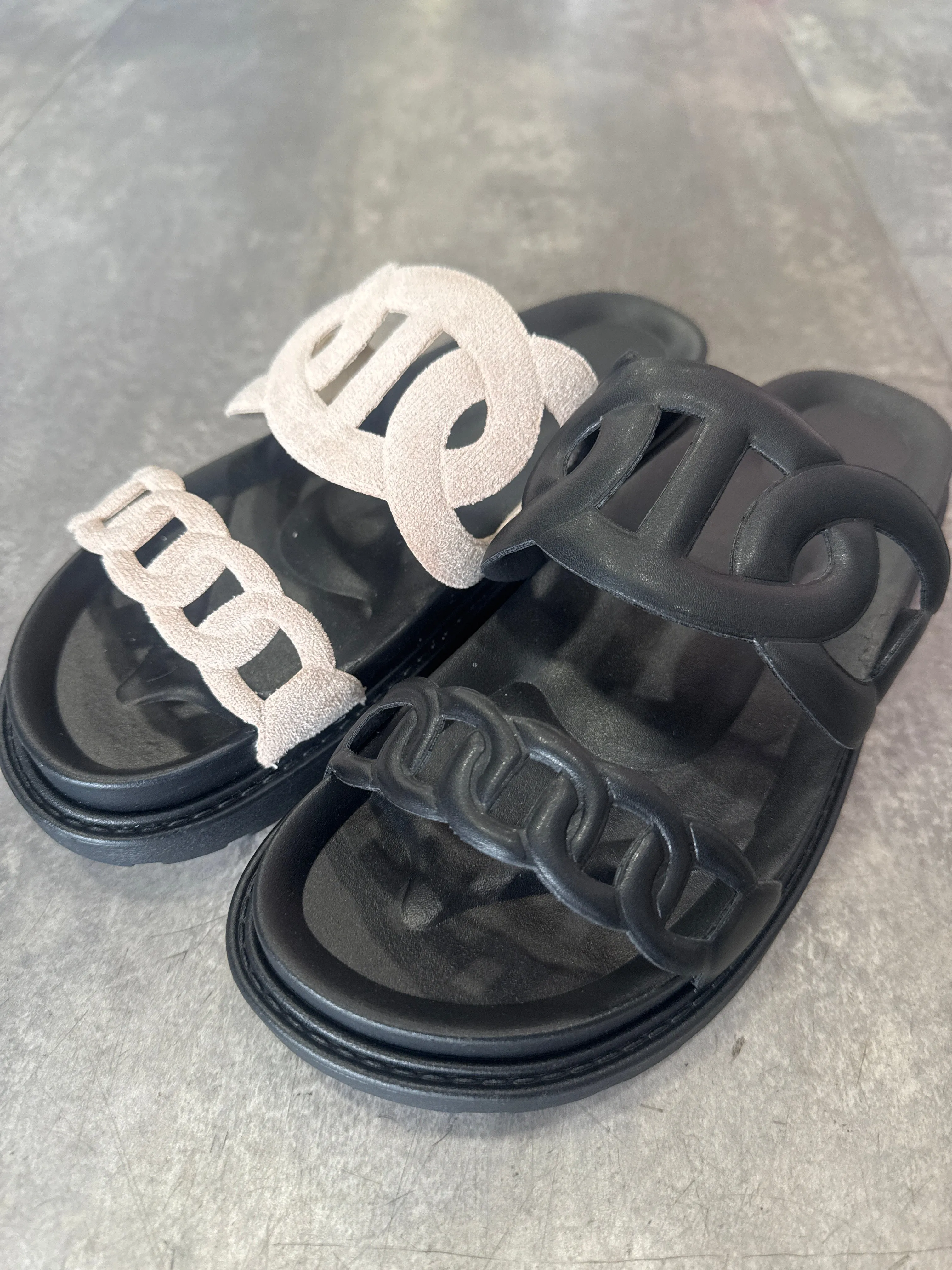 Bertie slip on  sandals