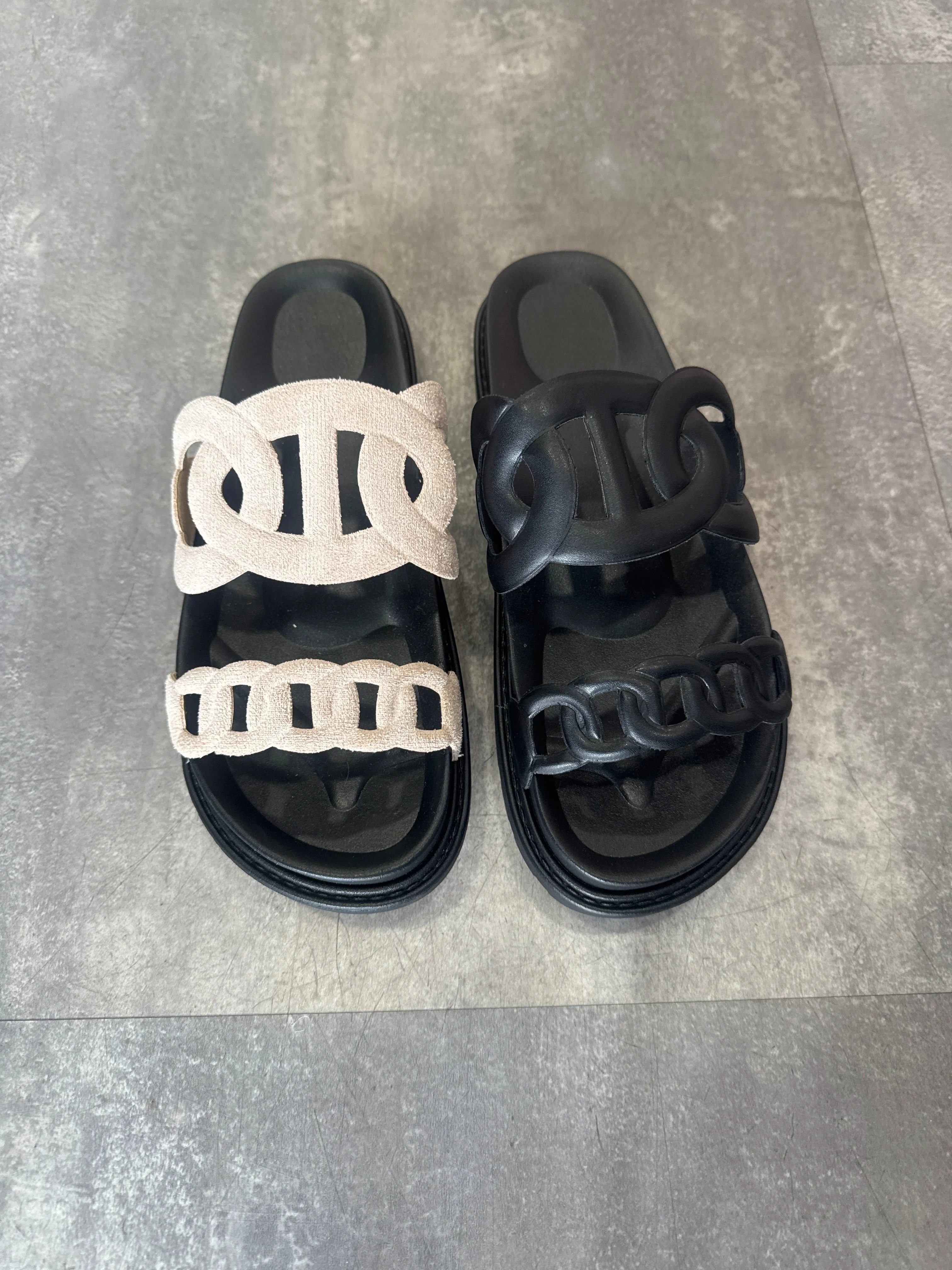 Bertie slip on  sandals
