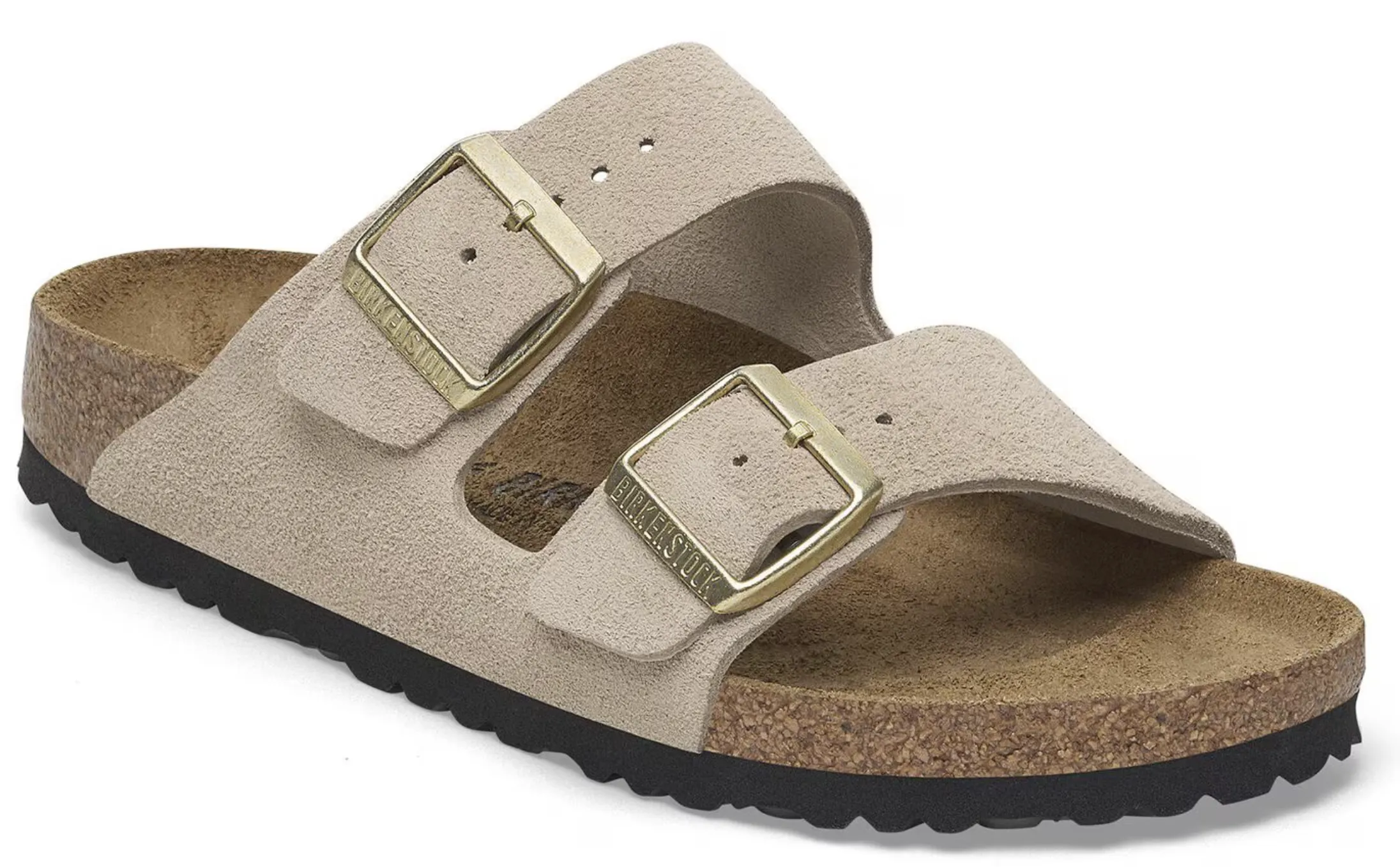Birkenstock Arizona Suede Sandcastle Sandals