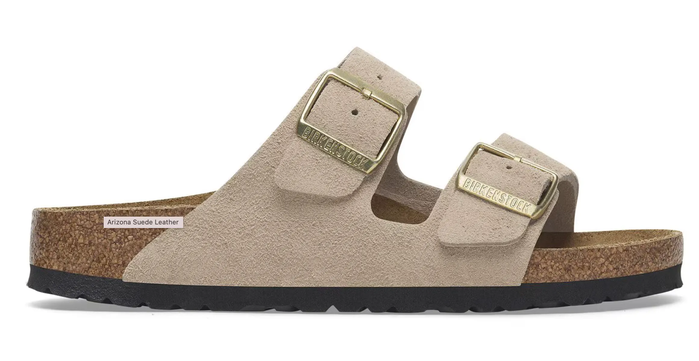 Birkenstock Arizona Suede Sandcastle Sandals