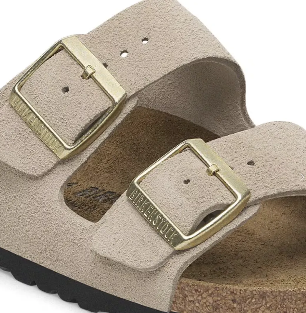 Birkenstock Arizona Suede Sandcastle Sandals