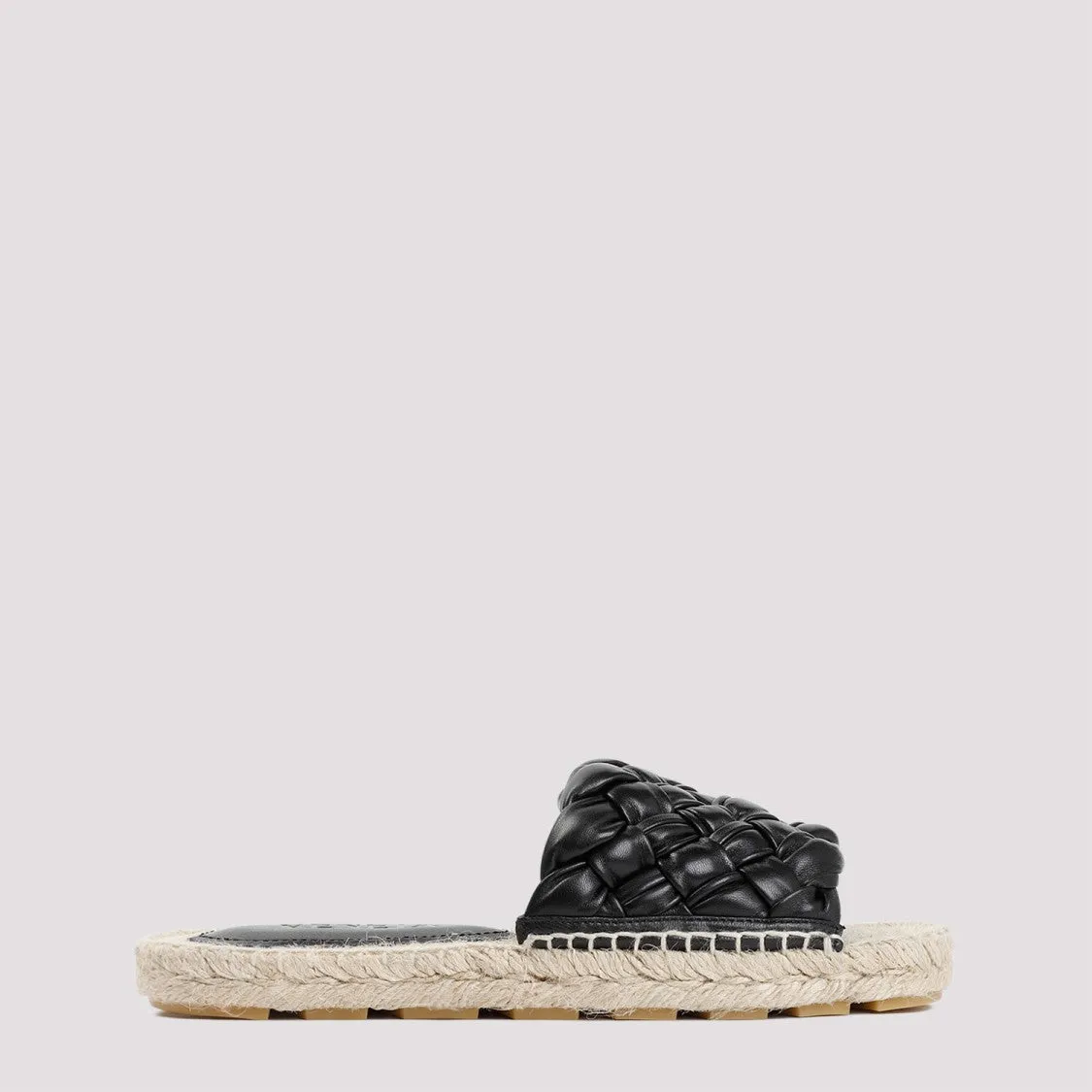 Black Leather Jack Flat Sandal