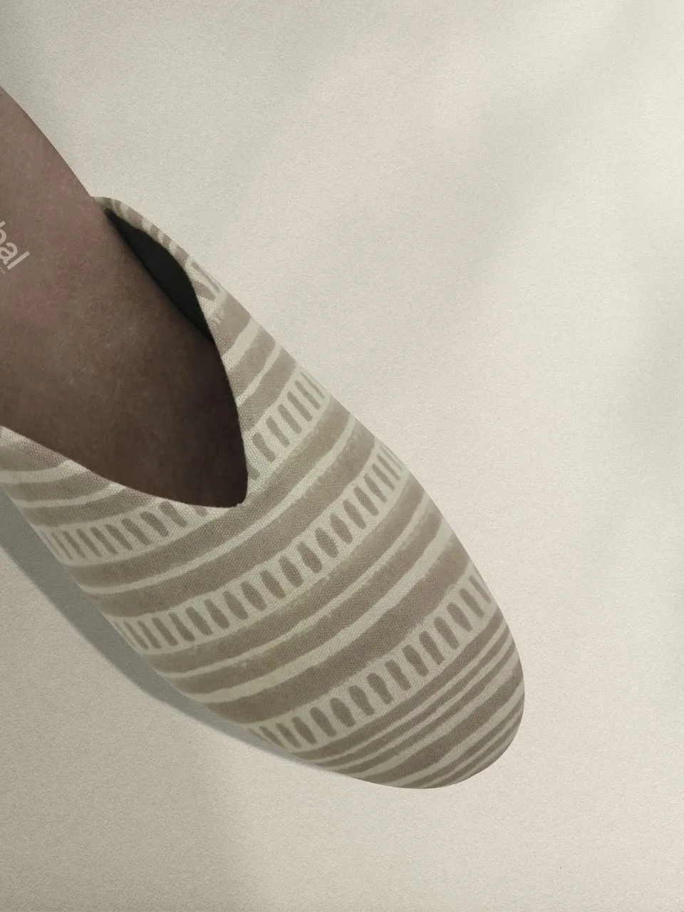Block Printed Mule (Grey)