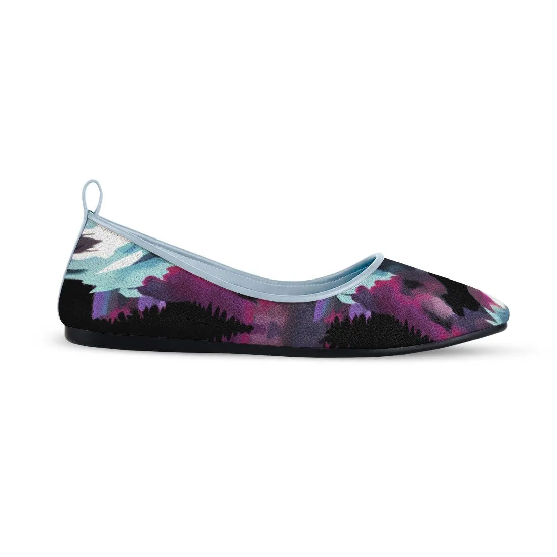 Blue Round Toe Shoe Orbs