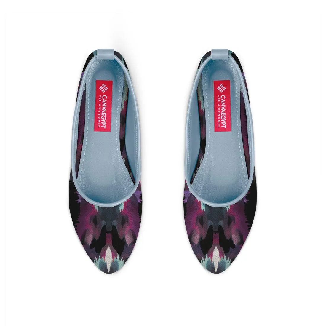 Blue Round Toe Shoe Orbs