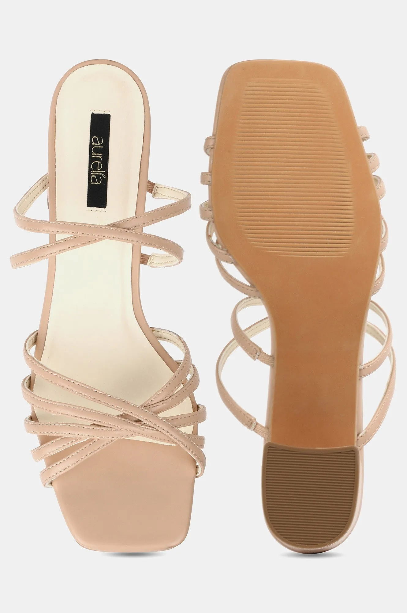 Blush Square Toe Solid Block Heel - ZJillian