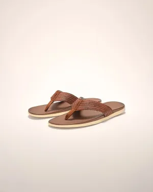 BOARKWALK LEATHER SANDAL - JOHNNIE-O