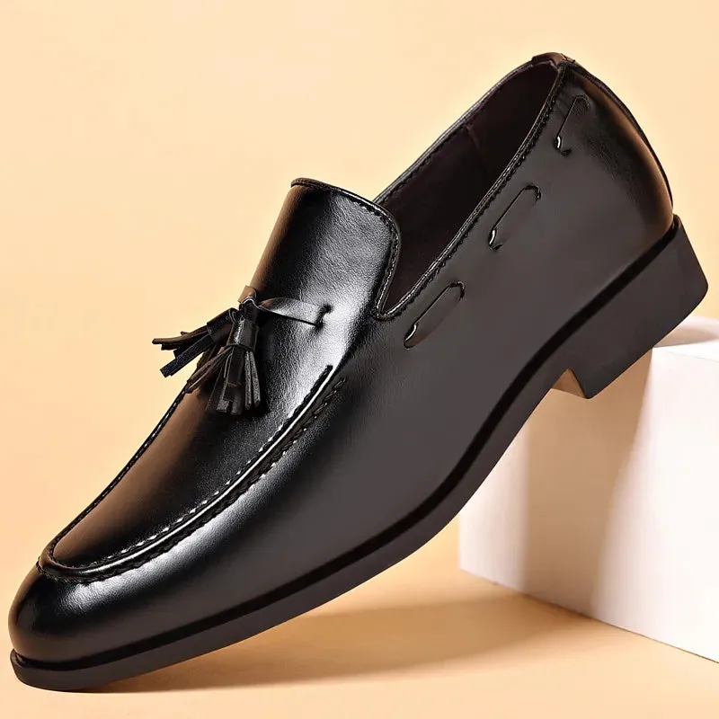 Brand New Men's Designer-Inspired Dress Shoes, Business Casual Style, Easy Slip-On Loafers