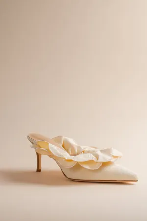 Brother Vellies Stell Mule in Ivory