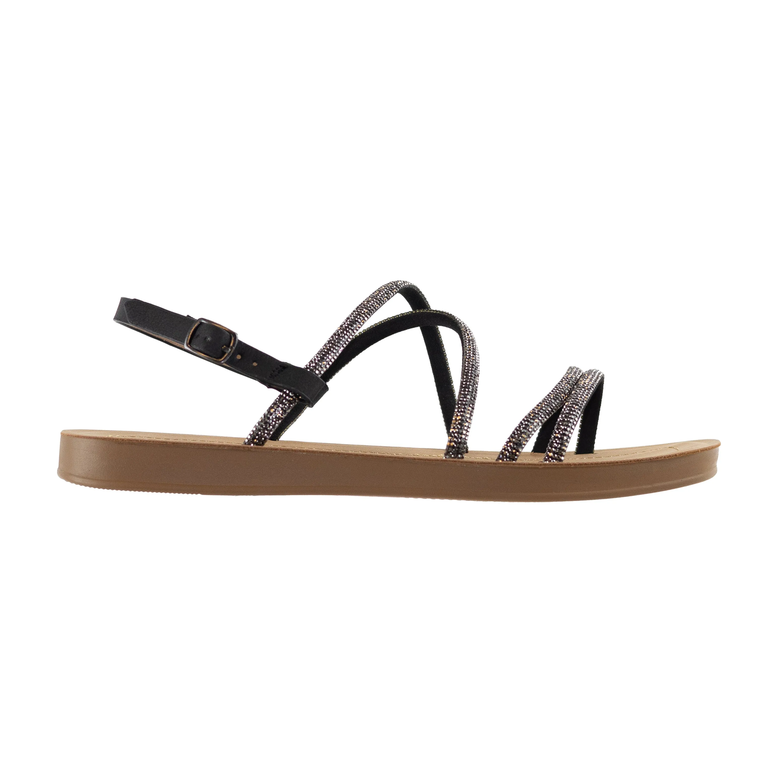 Centaurus - Slingback Sandals with Rhinestone Straps, Padded Insole for Comfort, Stylish & Glamorous for Summer Events