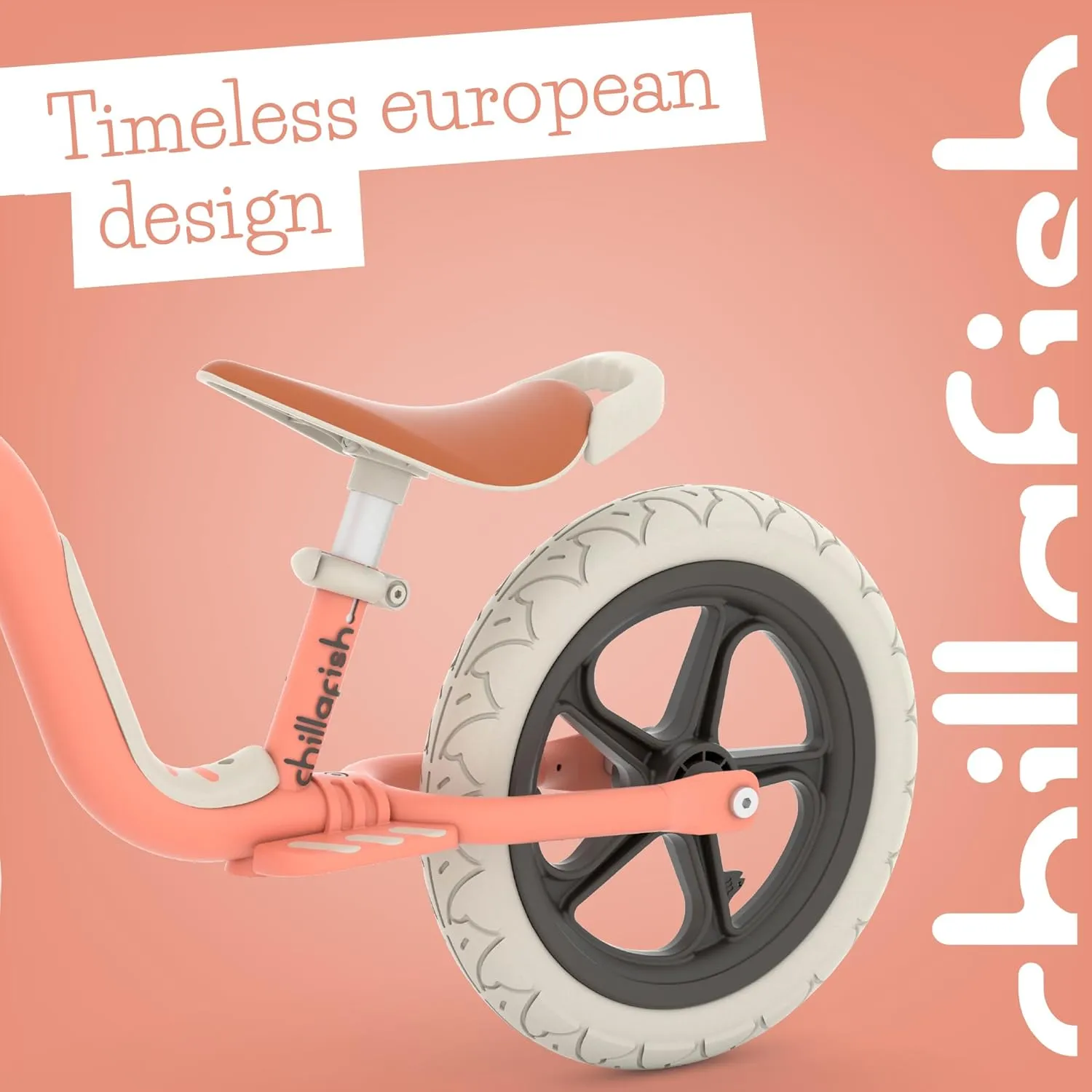 Chillafish Charlie Lux – Lightweight 12" Balance Bike with Footrest (2–5 Yrs)