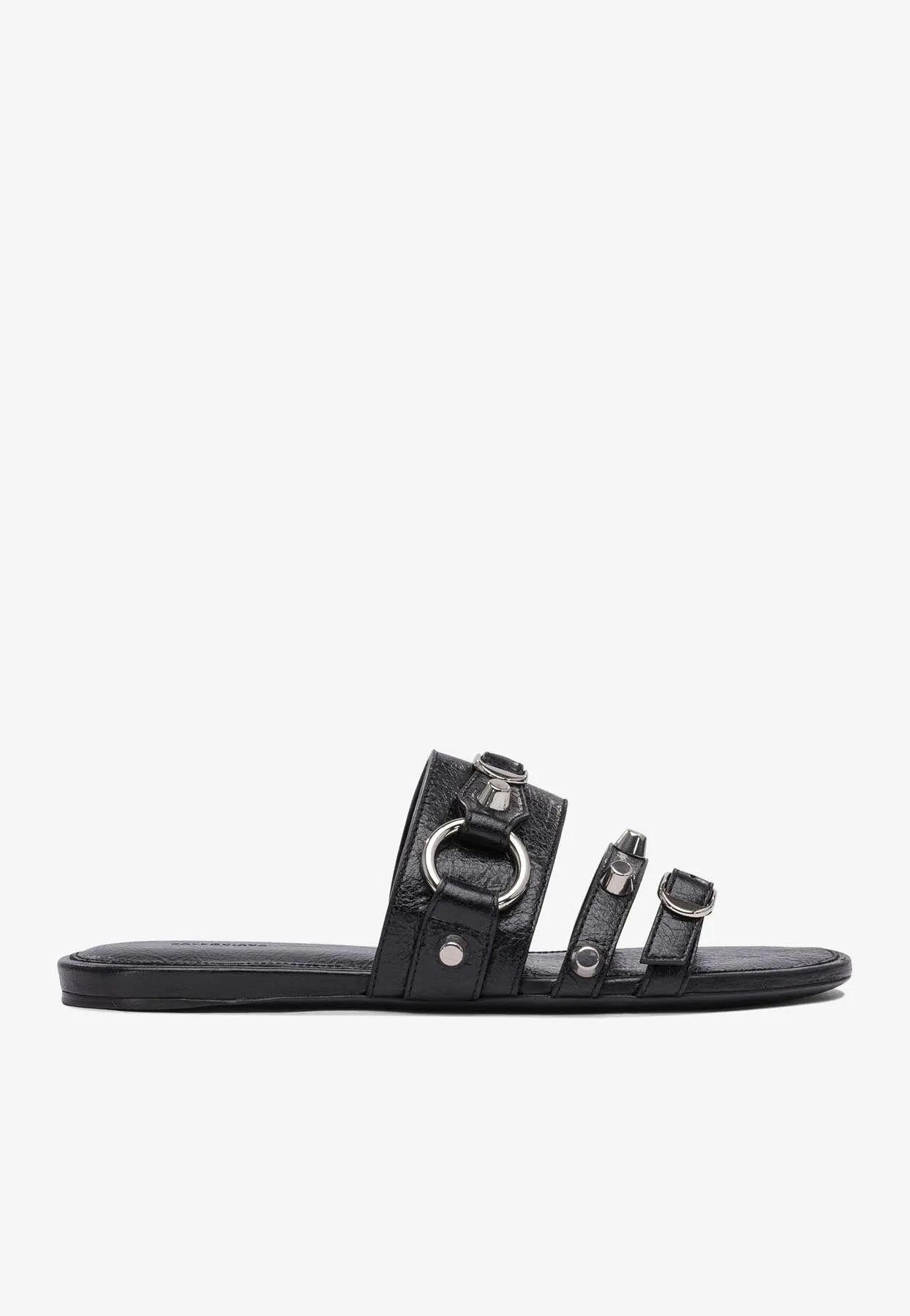 City Flat Mules in Nappa Leather