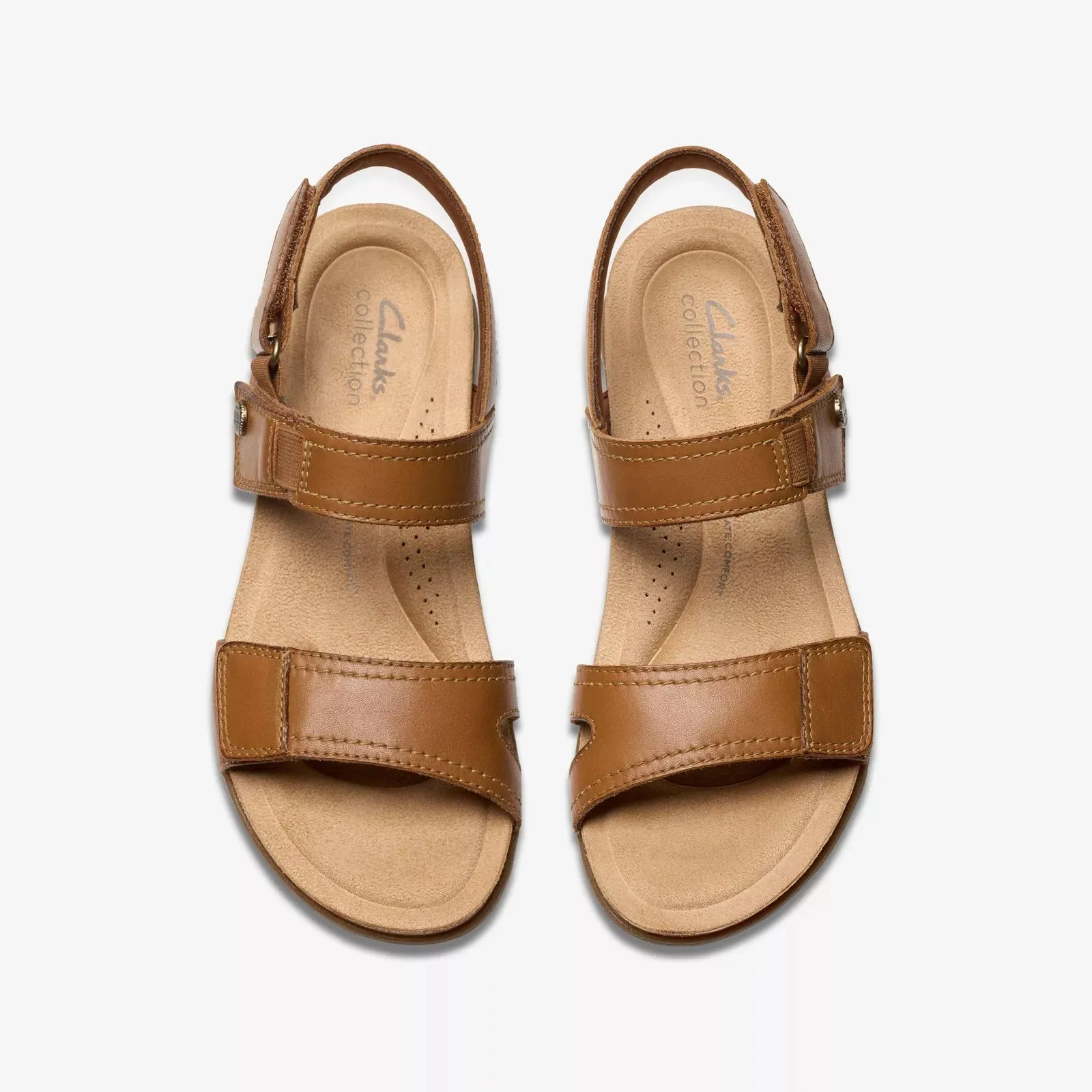 Clarks Women's April Clover Tan Leather 26181549