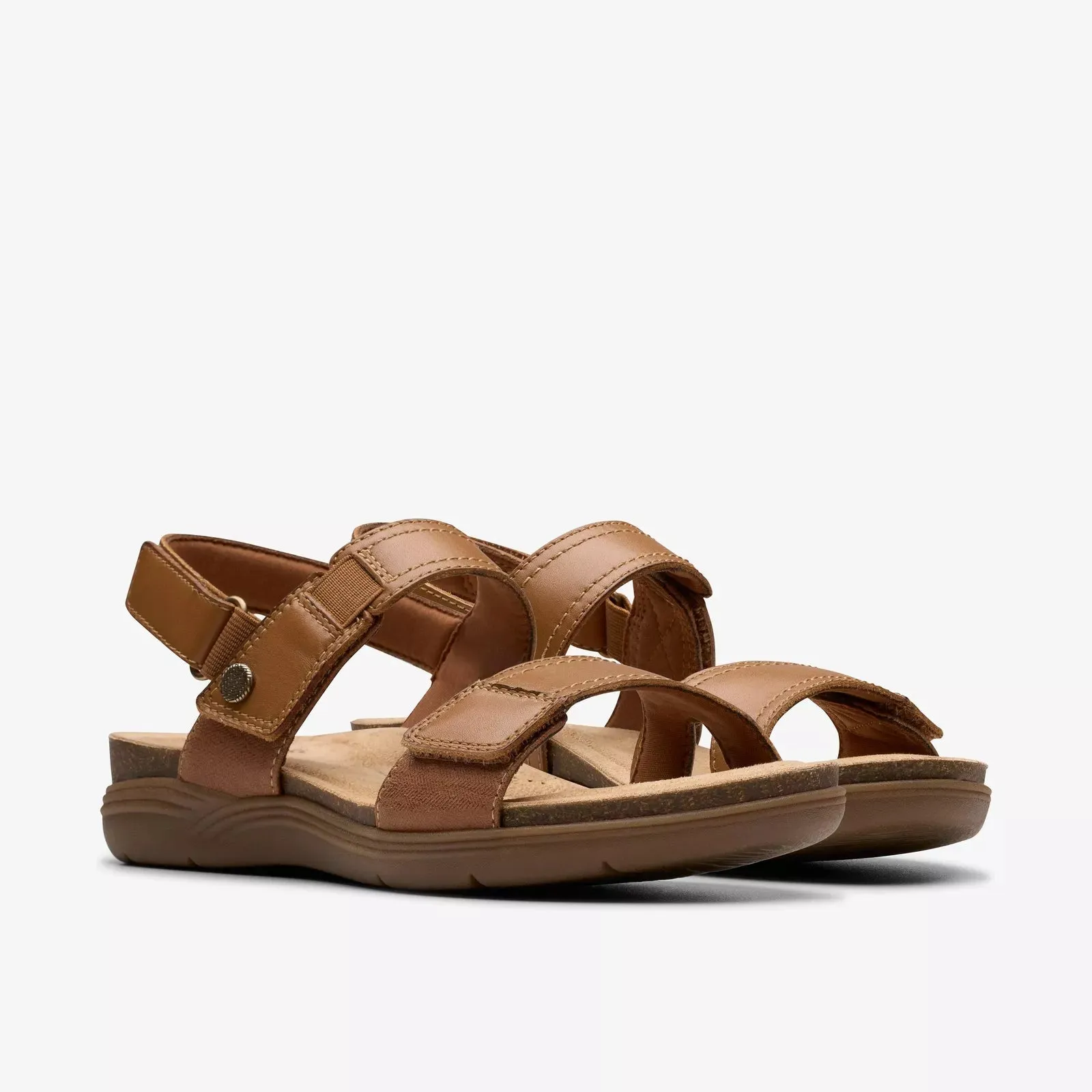 Clarks Women's April Clover Tan Leather 26181549
