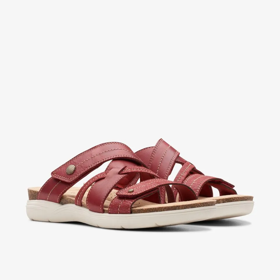 Clarks Women's April Willow Red Leather
