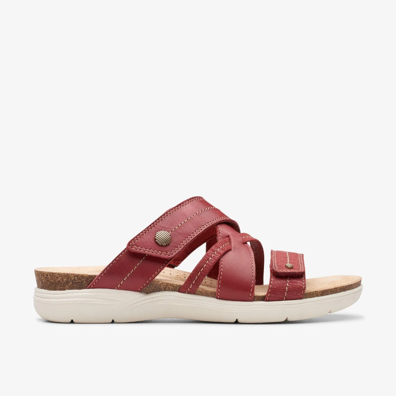 Clarks Women's April Willow Red Leather