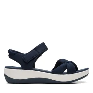 Clarks Women's Arla Shore Navy Textile