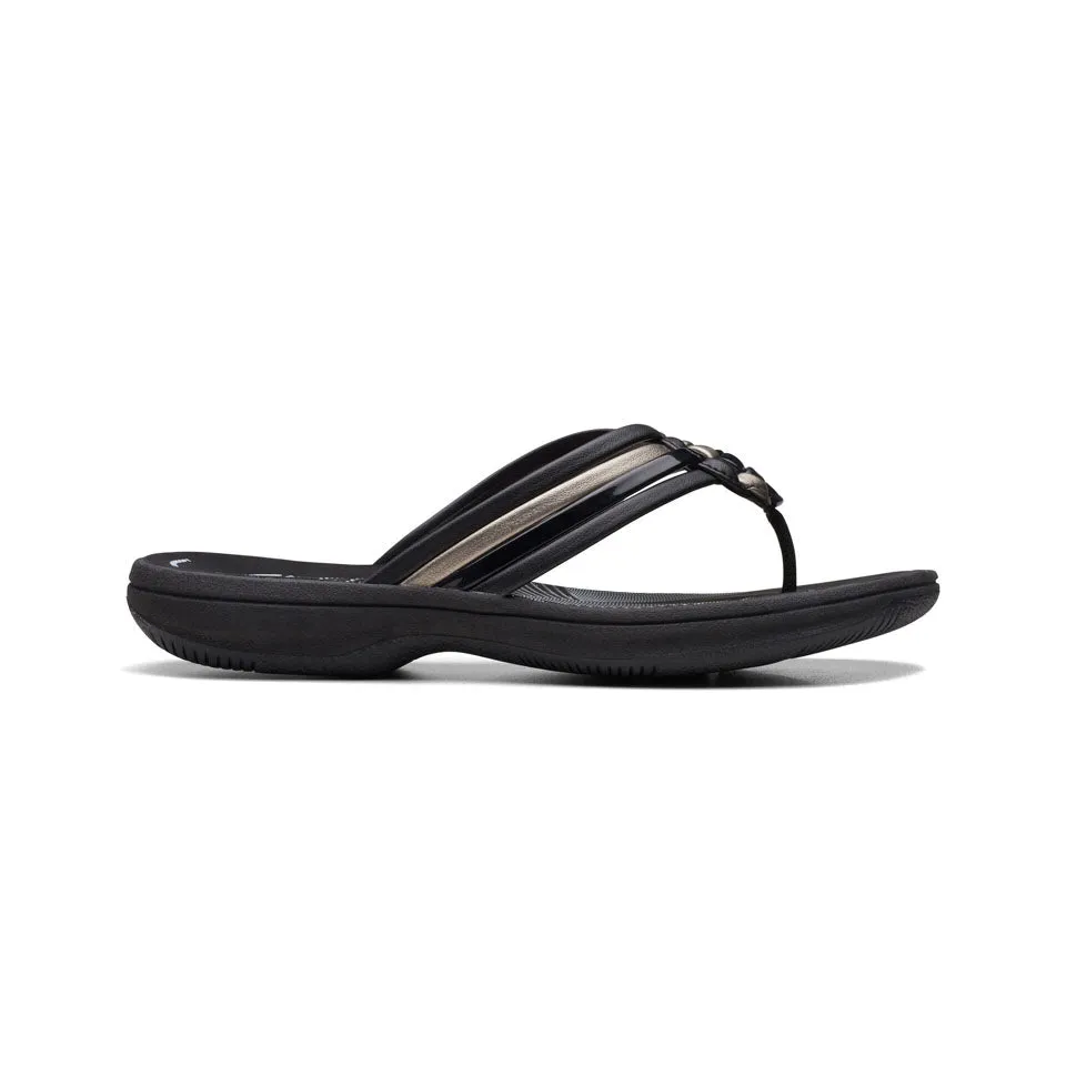 Clarks Women's Breeze Coral H Black Combi | Metallic Combi