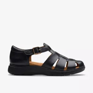 Clarks Women's Certina Sun Black Leather 26181887