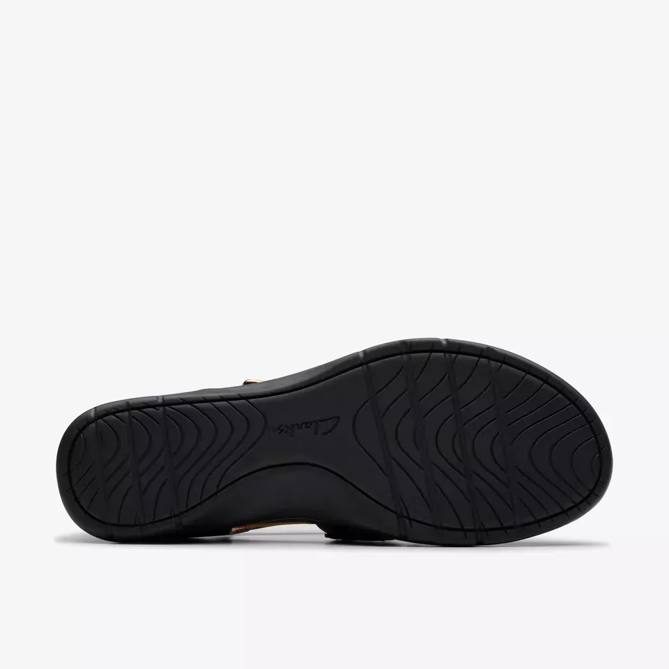 Clarks Women's Certina Sun Black Leather 26181887