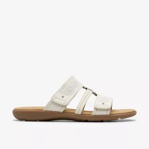 Clarks Women's Elizabelle Ave Off White Leather 26181574