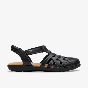 Clarks Women's Elizabelle Mia Black Leather 26181905