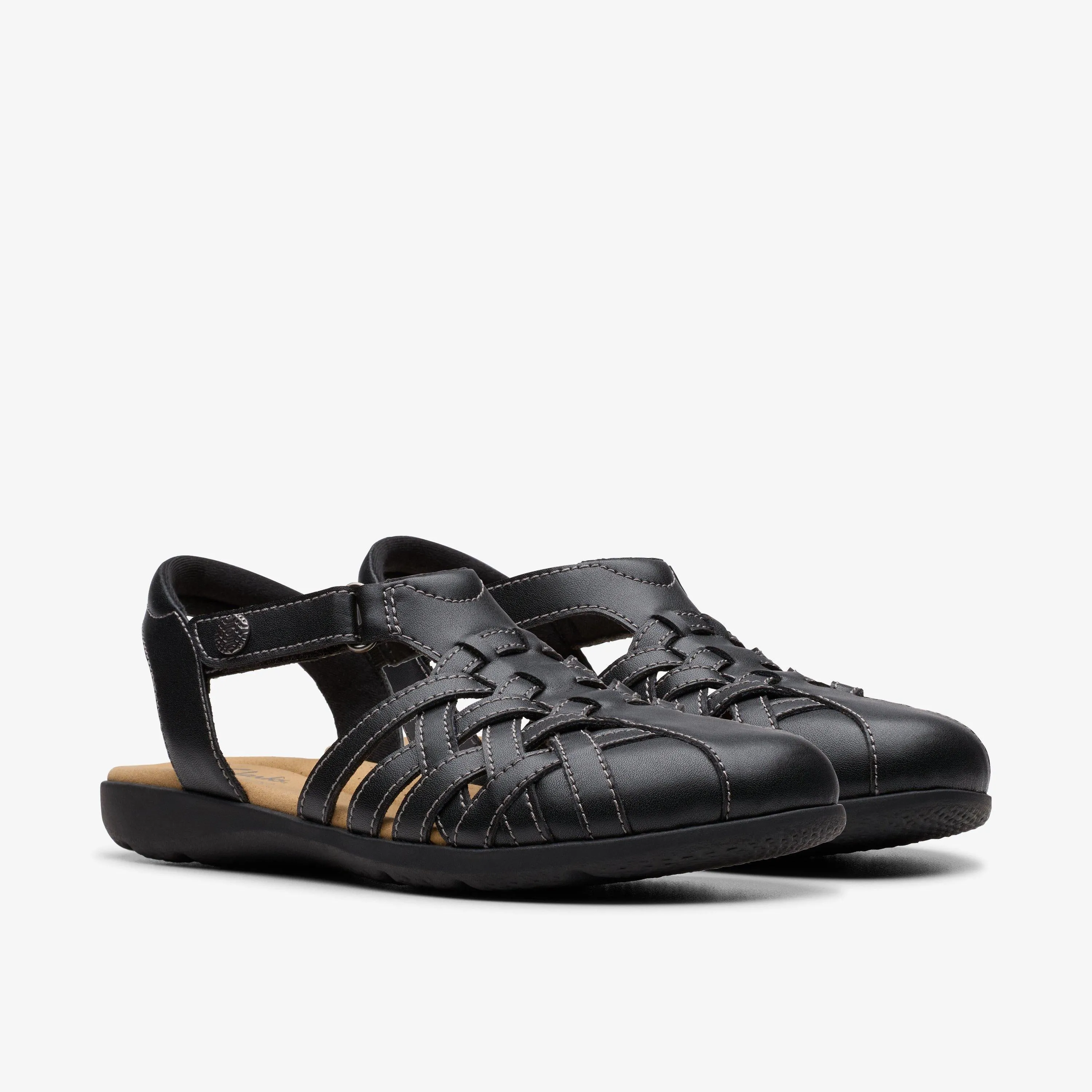 Clarks Women's Elizabelle Mia Black Leather 26181905