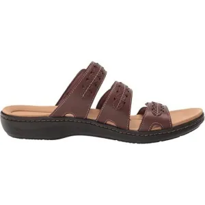 Clarks Women's Laurieann Cove Dark Tan Leather 26166434