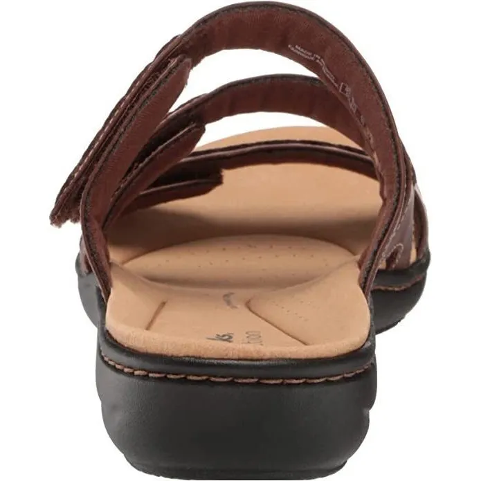 Clarks Women's Laurieann Cove Dark Tan Leather 26166434