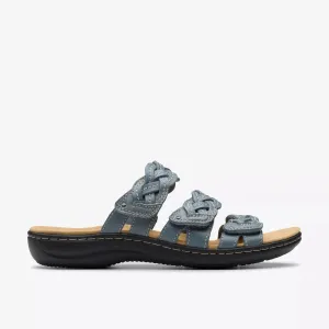 Clarks Women's Laurieann Rio Blue Grey Leather 26181908