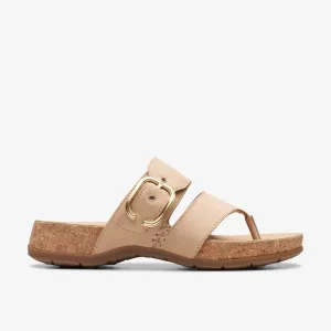 Clarks Women's Reileigh Park Beige Nubuck 26177425