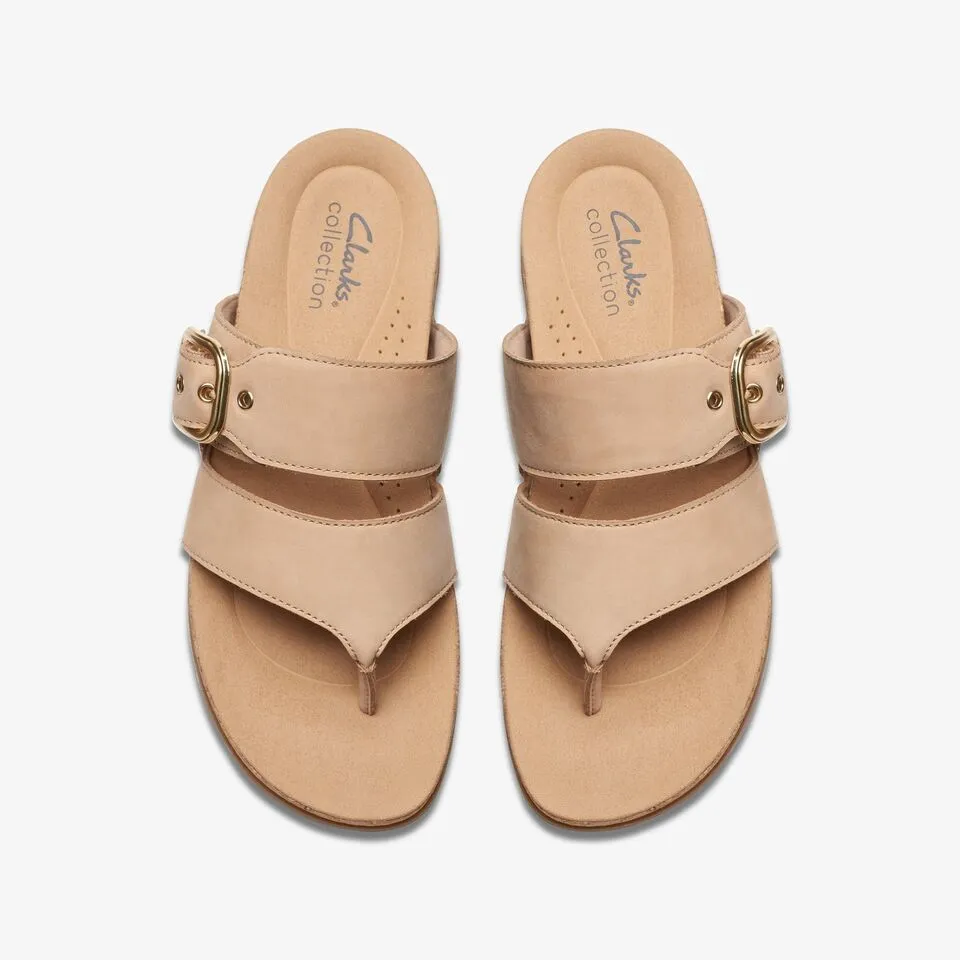 Clarks Women's Reileigh Park Beige Nubuck 26177425