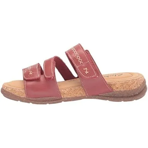 Clarks Women's Roseville Bay Red Leather