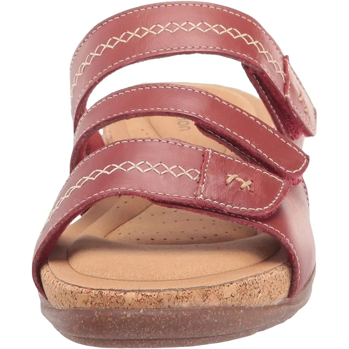 Clarks Women's Roseville Bay Red Leather