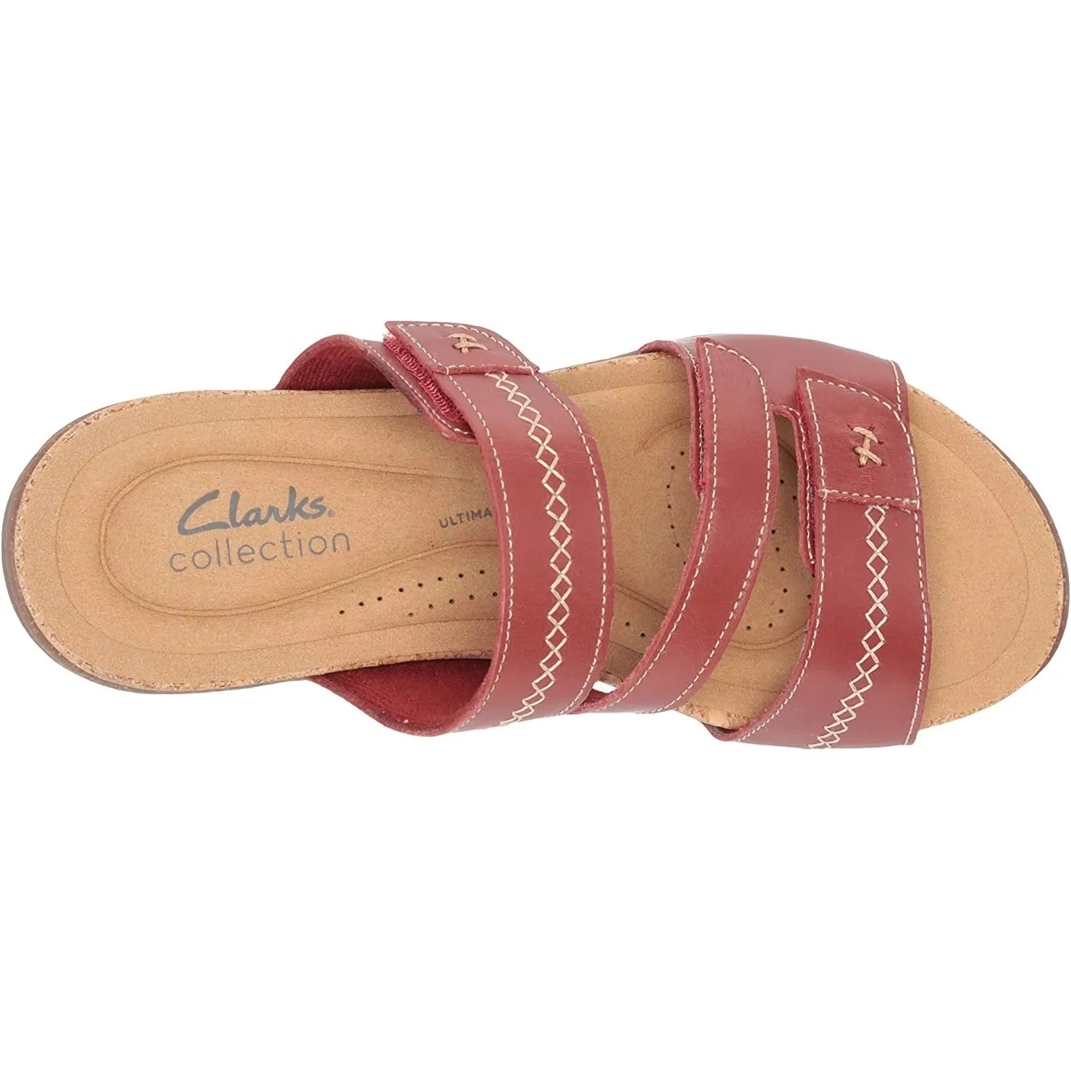 Clarks Women's Roseville Bay Red Leather